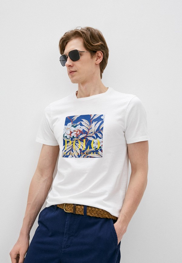 

Футболка Polo Ralph Lauren, Белый, Polo Ralph Lauren MP002XM1RH76