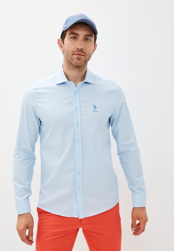 

Рубашка U.S. Polo Assn., Голубой