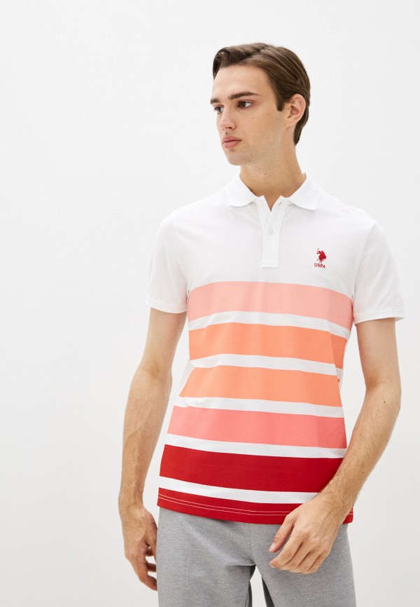 

Поло U.S. Polo Assn., Белый