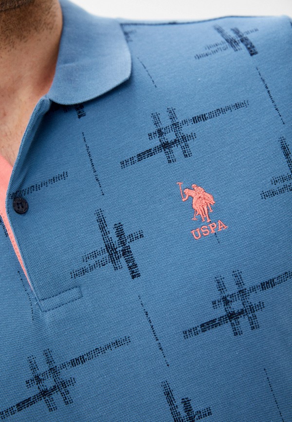 

Поло U.S. Polo Assn., Голубой