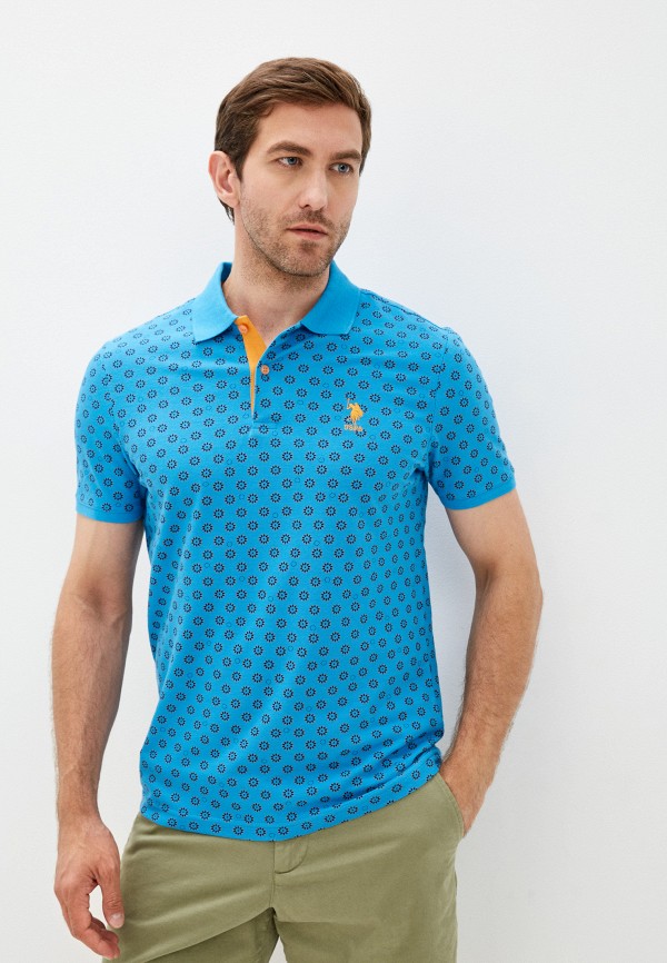 

Поло U.S. Polo Assn., Голубой