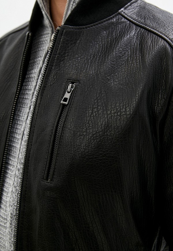 Куртка кожаная Al Franco цвет черный  Фото 4
