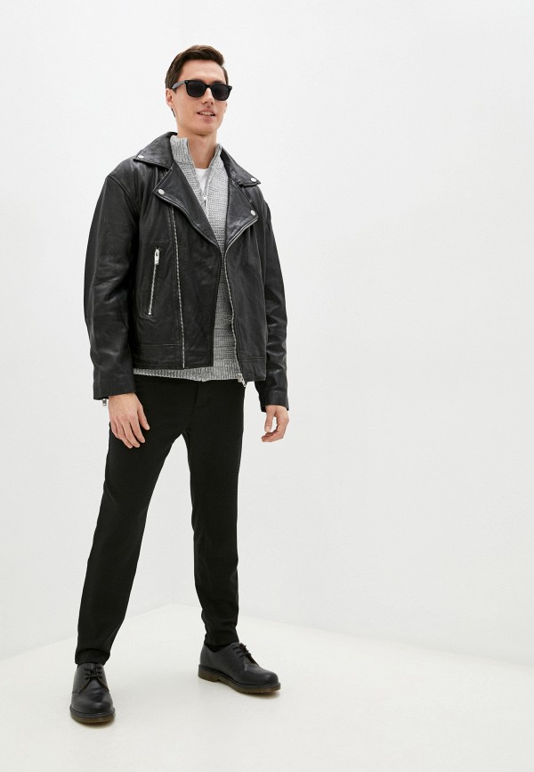 фото Куртка кожаная urban fashion for men