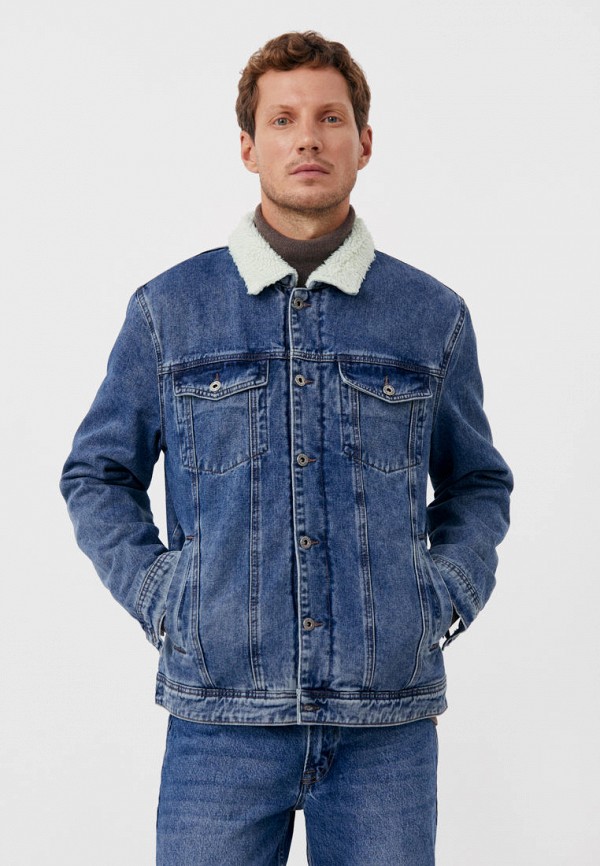 Куртка джинсовая Finn Flare синего цвета