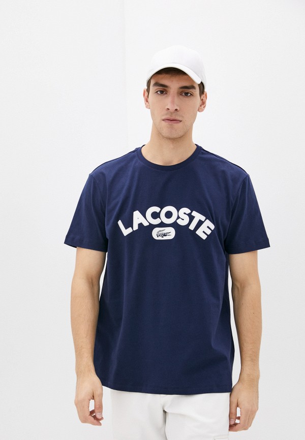 Футболка Lacoste цвет синий 