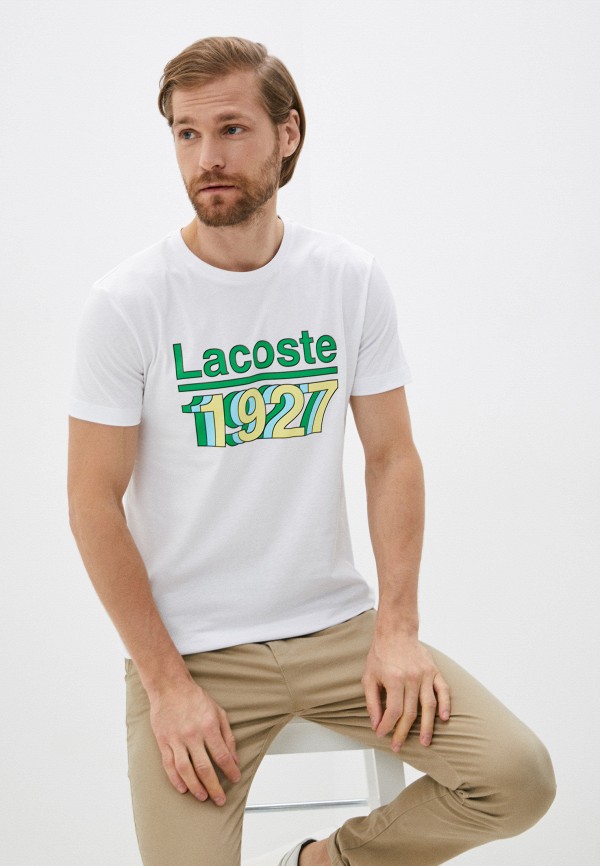 Футболка Lacoste цвет белый 