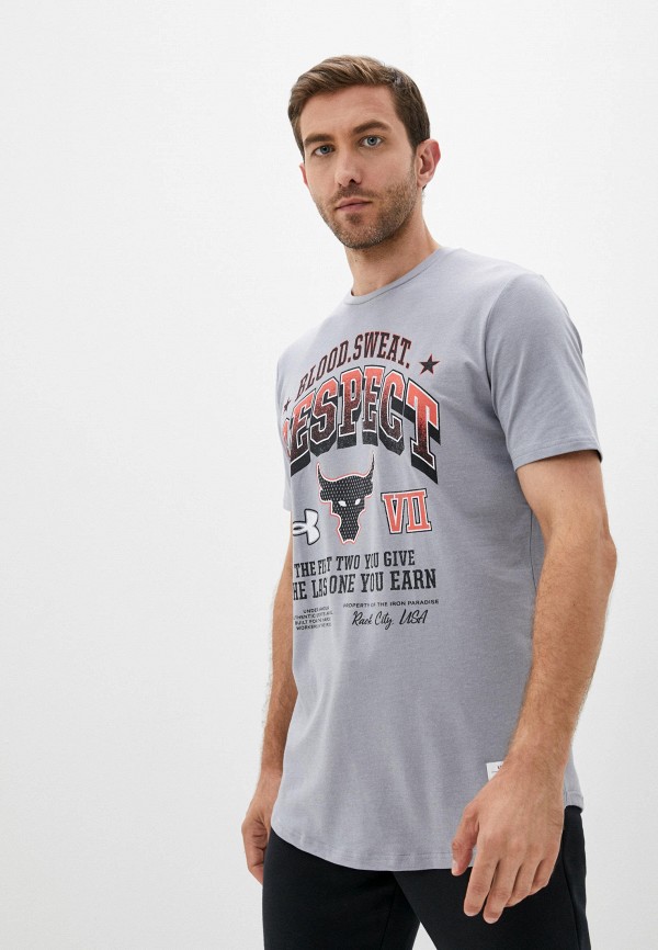 

Футболка Under Armour, Серый, UA Project Rock BSR SS