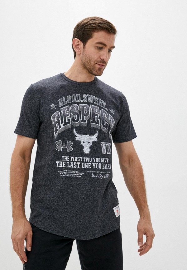 

Футболка Under Armour, Серый, UA Project Rock BSR SS