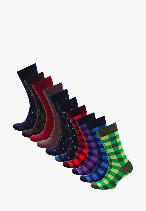 Носки 10 пар Tezido цвет разноцветный 