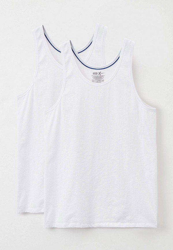 

Майки домашние 2 шт. DIM, Белый, T-SHIRT X-TEMP