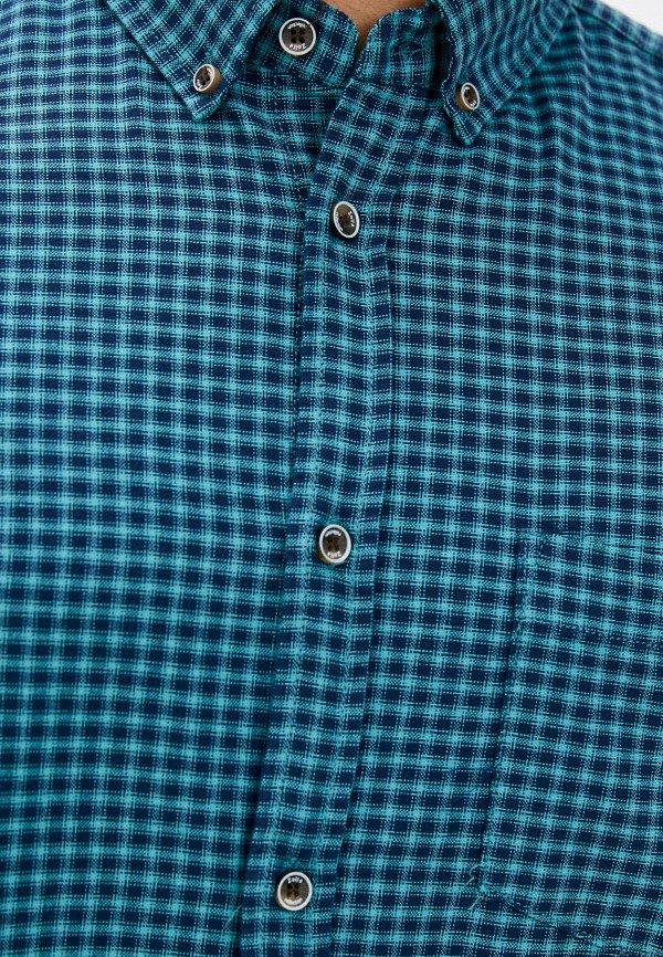Рубашка Zolla цвет бирюзовый  Фото 4