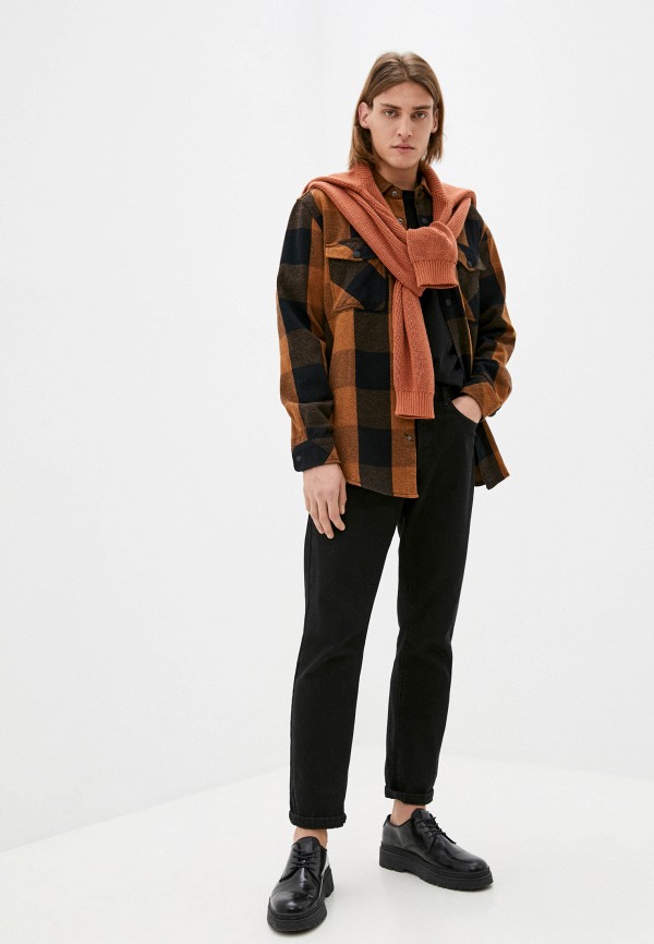 

Рубашка Zolla, Коричневый, Overshirt