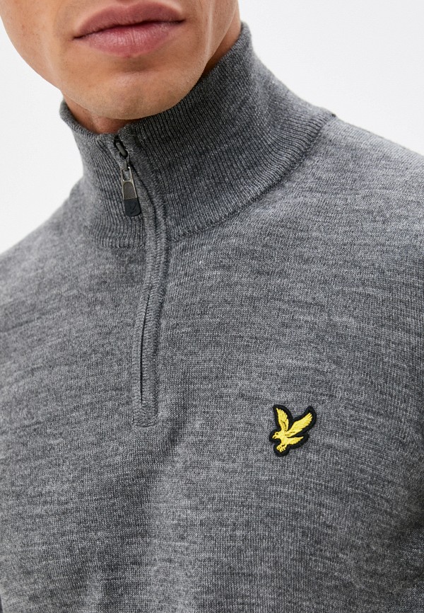 

Джемпер Lyle & Scott, Серый, Golf Core 1/4 Zip Merino Mix