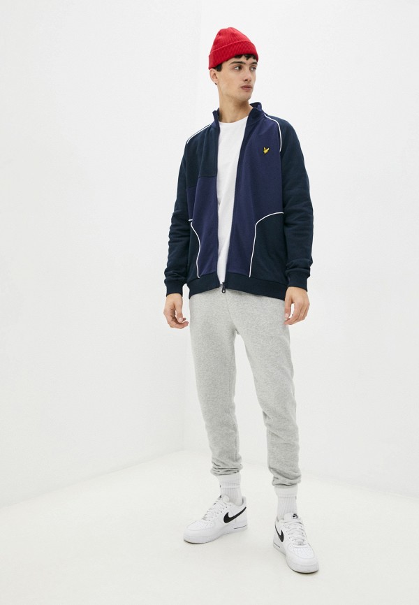 

Олимпийка Lyle & Scott, Синий, Contrast Panel Zip Through