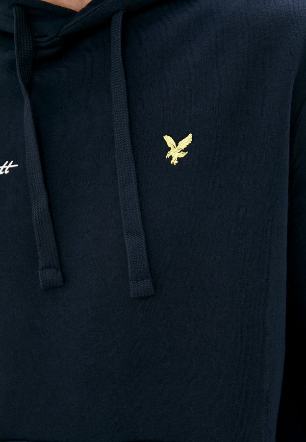 

Худи Lyle & Scott, Синий, Embroidered Letter Hoodie