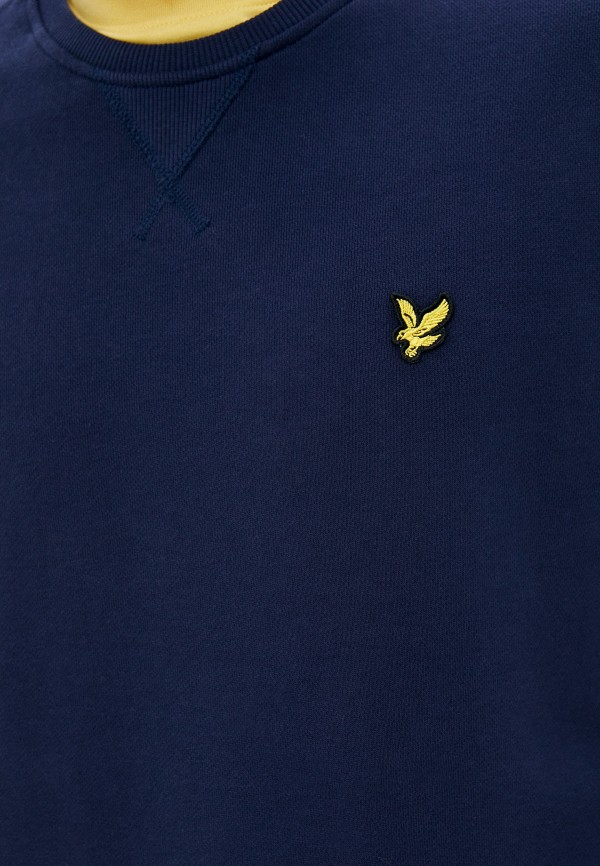 Свитшот Lyle & Scott цвет синий  Фото 4