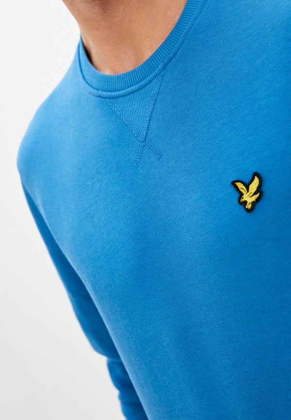 Свитшот Lyle & Scott цвет голубой  Фото 4