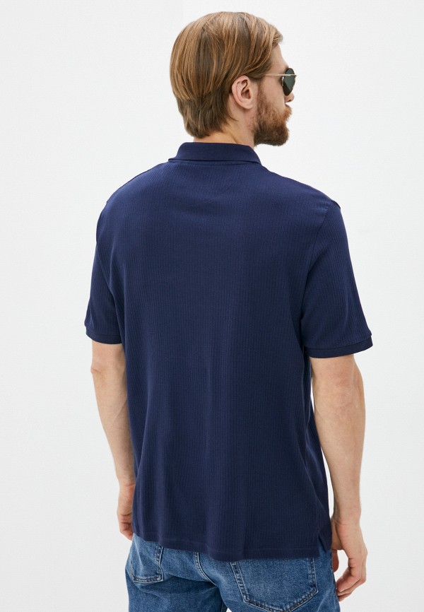 

Поло Lyle & Scott, Синий, Ribbed Jersey Polo Shirt
