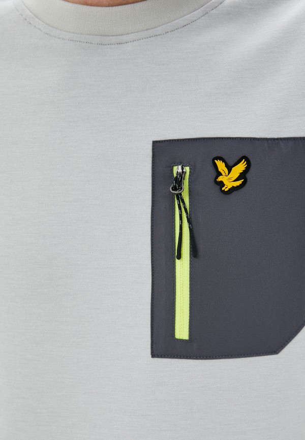 

Свитшот Lyle & Scott, Серый, Overlay Crew with Chest Pocket