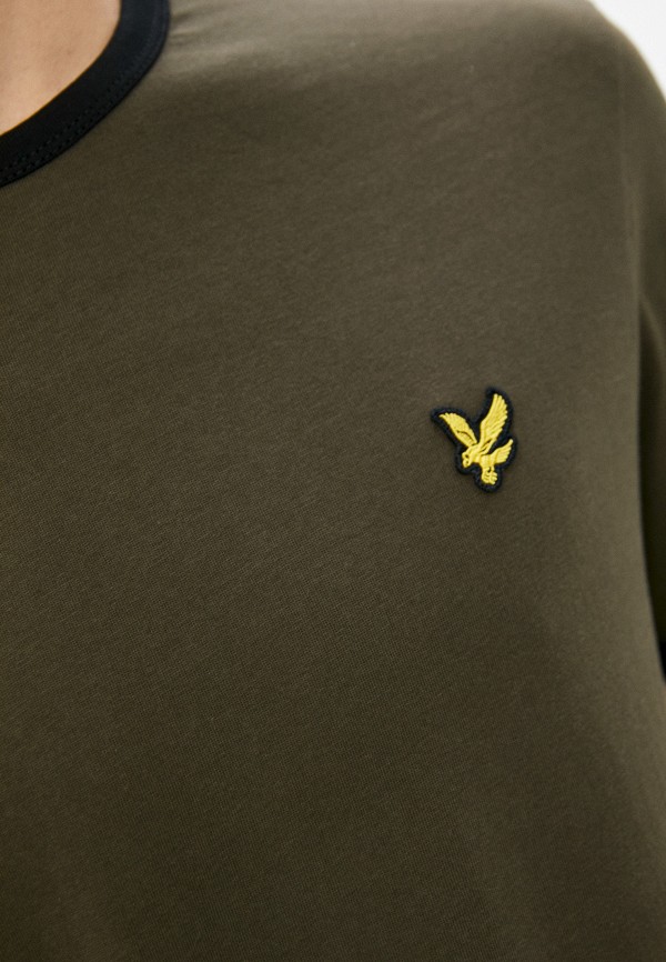 

Футболка Lyle & Scott, Хаки, Plain L/S T-Shirt