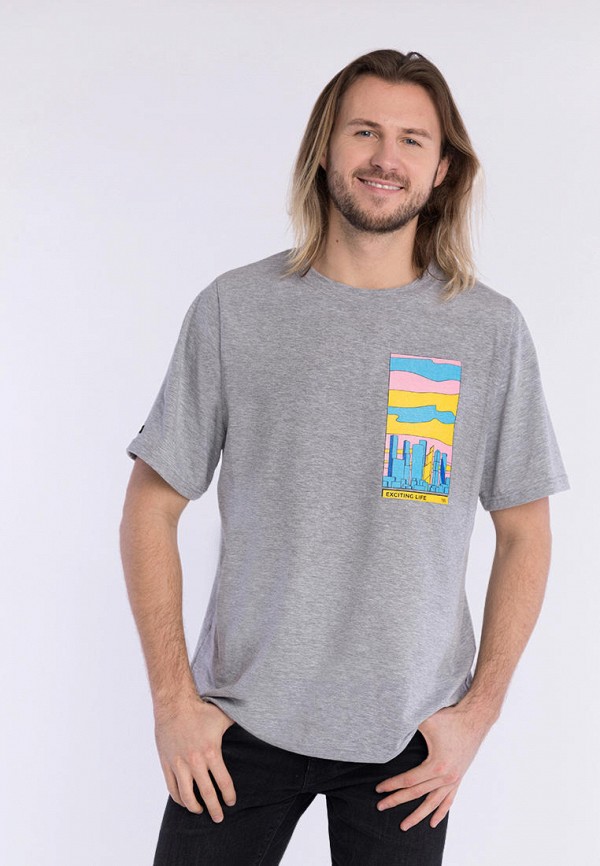 

Футболка Barmariska, Серый, Москва-Сити