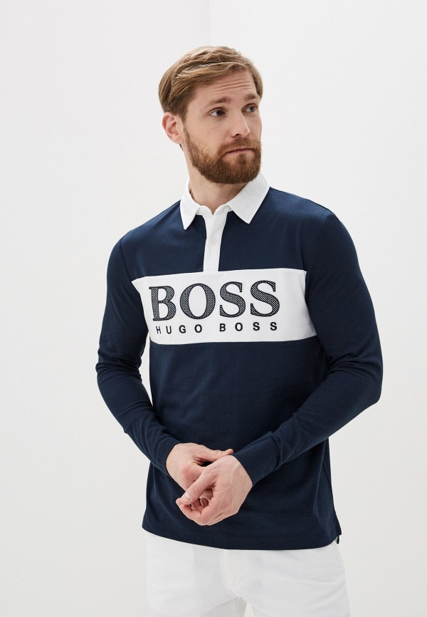 

Поло Boss, Синий, Plisy 1