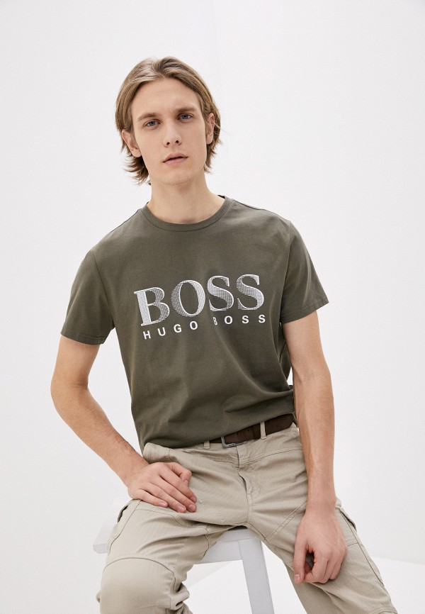 

Футболка Boss, Хаки, T-Shirt RN