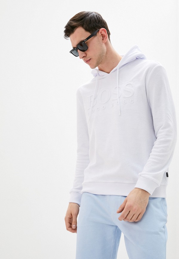 

Худи Boss, Белый, LS-Shirt Hooded