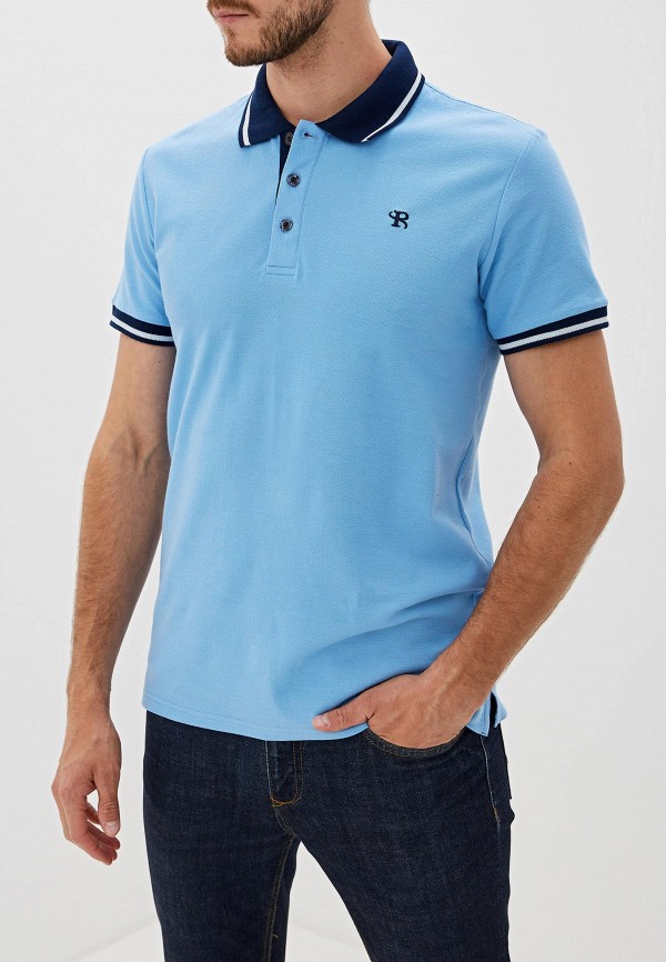 

Поло Red-n-Rocks, Голубой