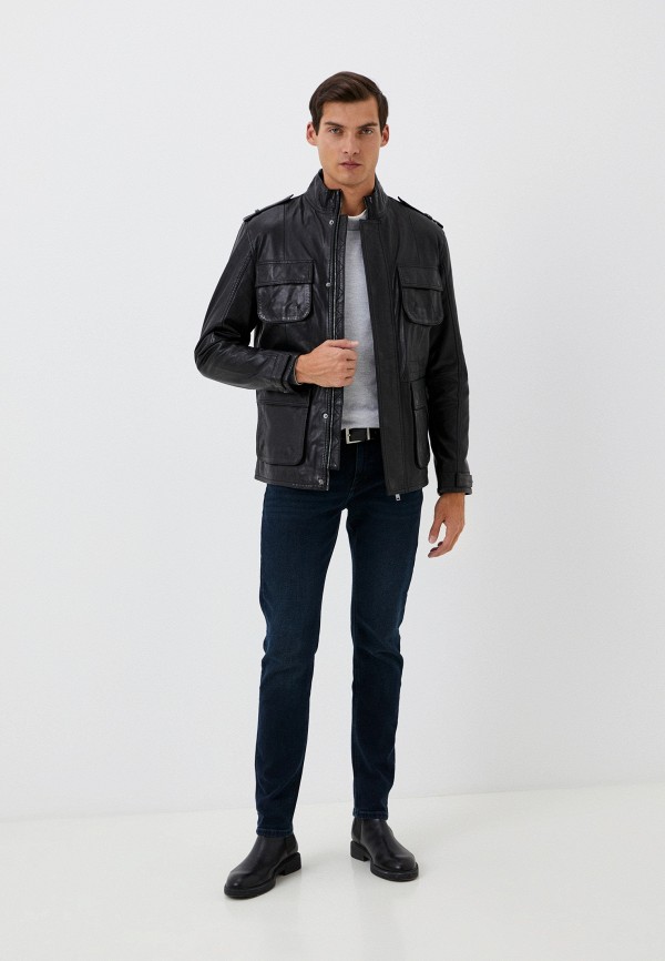фото Куртка кожаная утепленная jorg weber