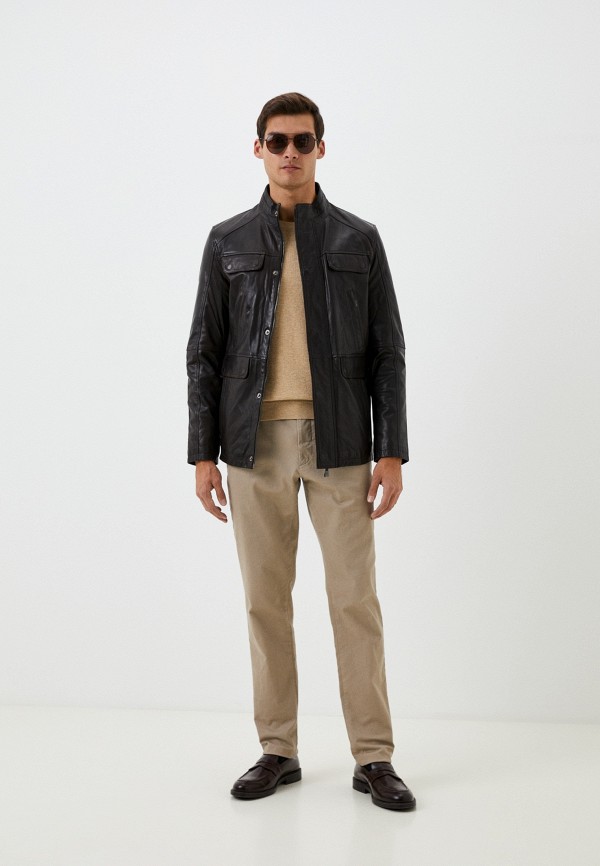 фото Куртка кожаная утепленная jorg weber