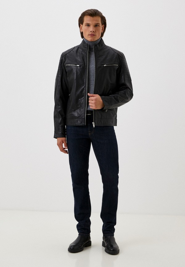 фото Куртка кожаная утепленная jorg weber