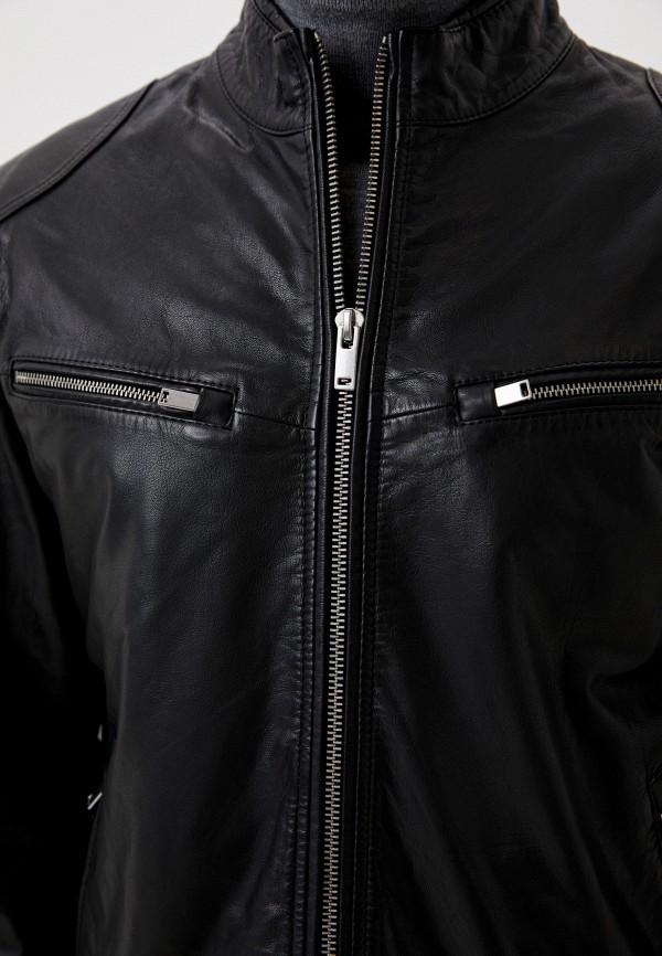 фото Куртка кожаная утепленная jorg weber