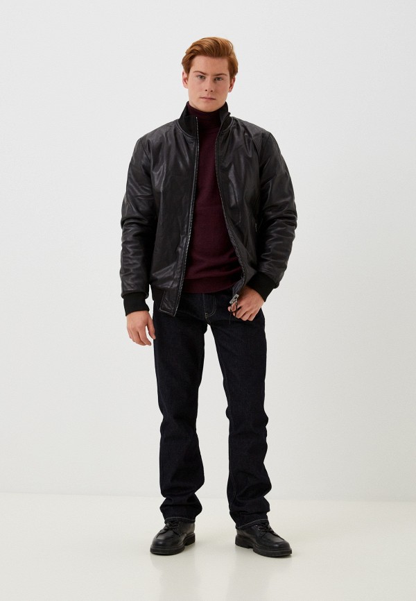 фото Куртка кожаная утепленная jorg weber