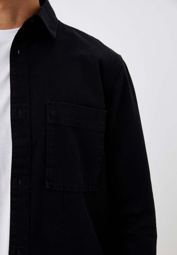 Рубашка джинсовая Tom Tailor черный, размер 50, фото 4