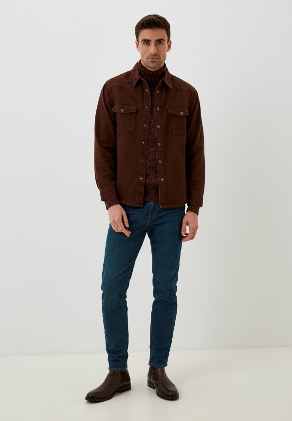 фото Рубашка джинсовая mossmore