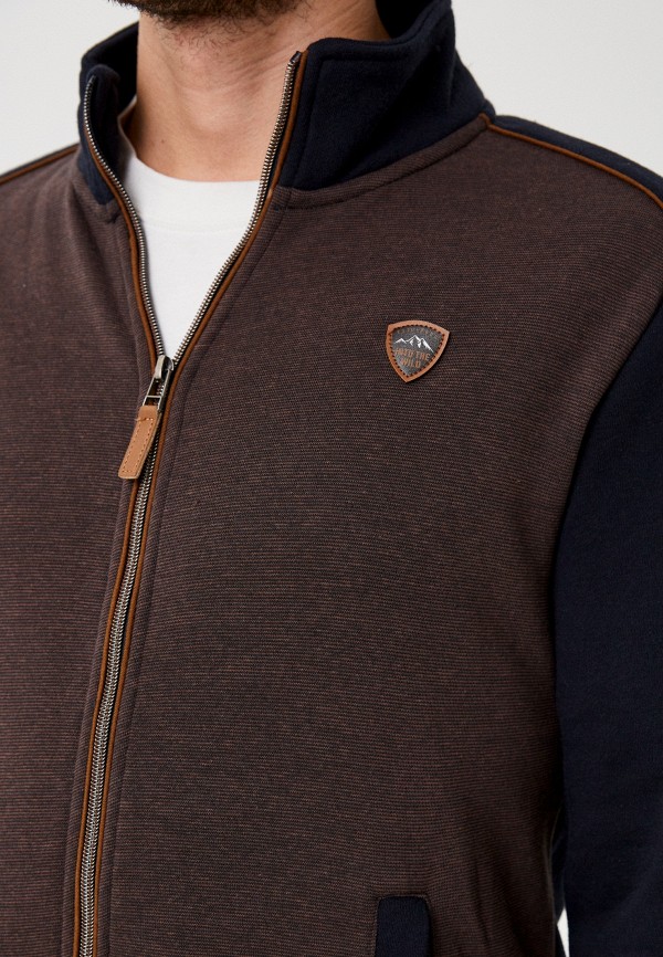 Олимпийка Zolla коричневый, размер 48, фото 4