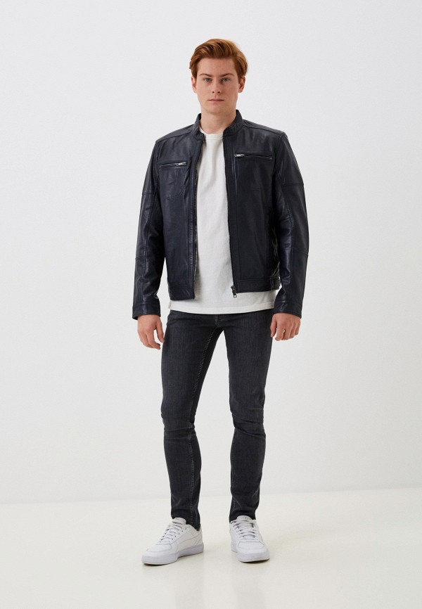 фото Куртка кожаная urban fashion for men