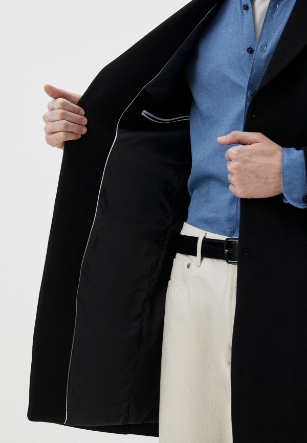 Пальто Salvatore Brunacci цвет Черный  Фото 4