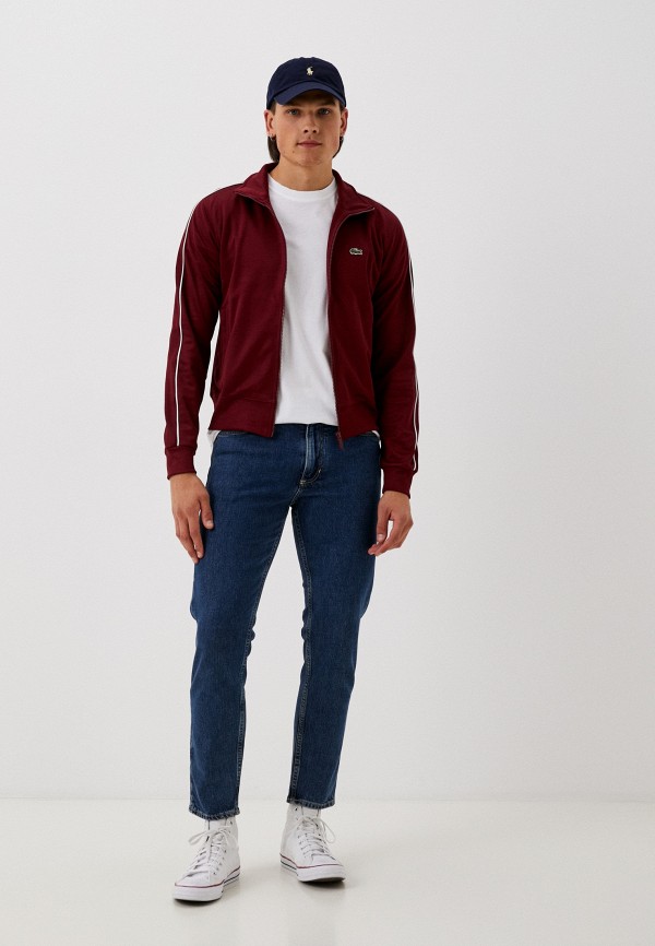 Олимпийка Lacoste бордовый, размер 58, фото 2