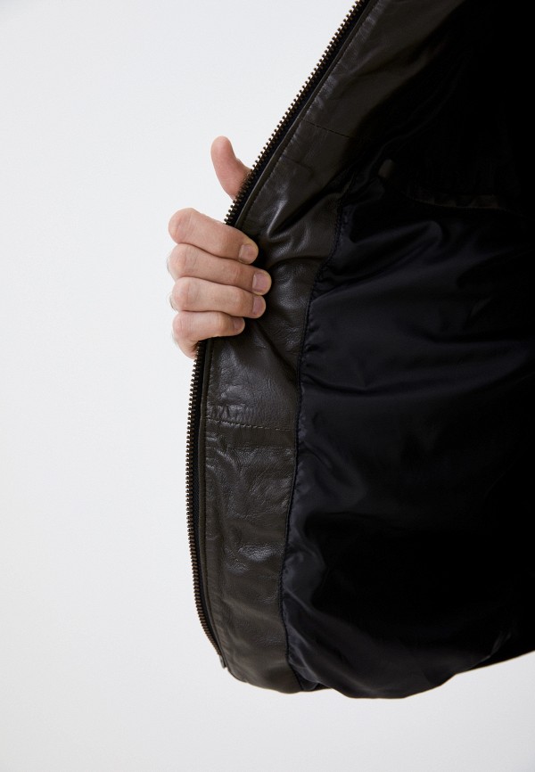 фото Куртка кожаная утепленная jorg weber