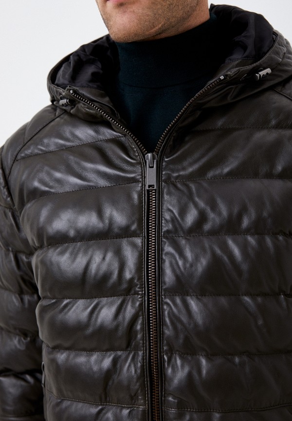 фото Куртка кожаная утепленная jorg weber