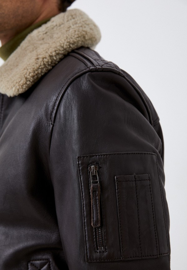 фото Куртка кожаная утепленная jorg weber