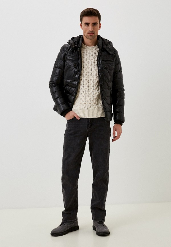 фото Куртка кожаная утепленная jorg weber