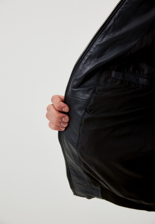 фото Куртка кожаная утепленная urban fashion for men