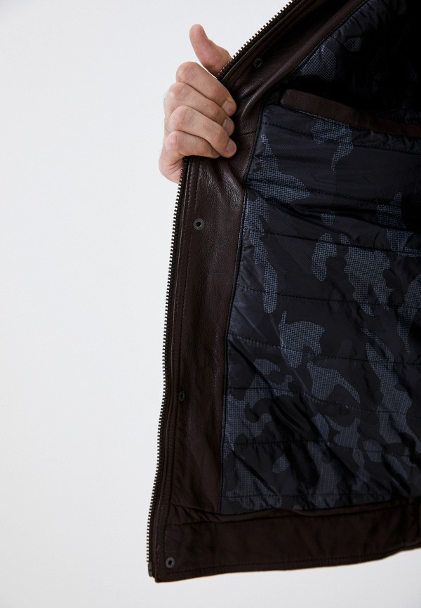 фото Куртка кожаная утепленная jorg weber