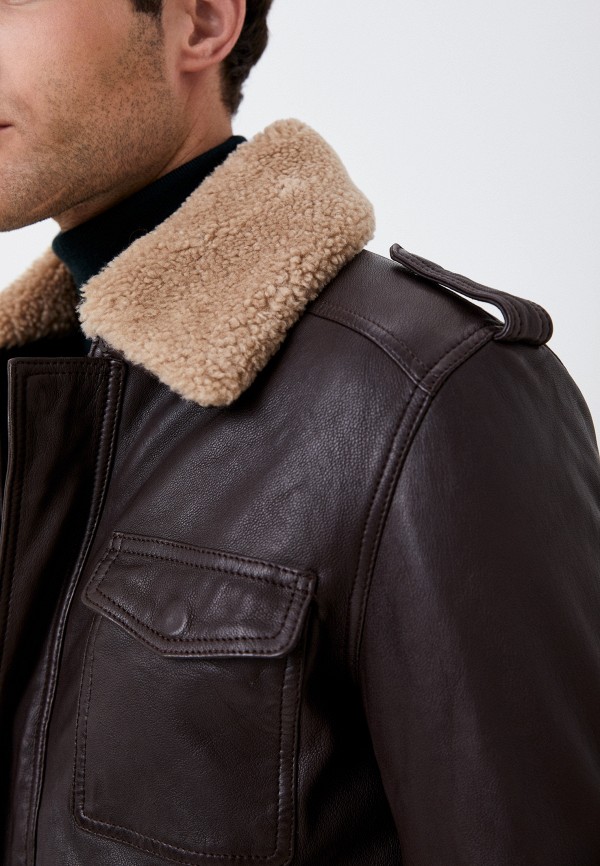 фото Куртка кожаная утепленная jorg weber