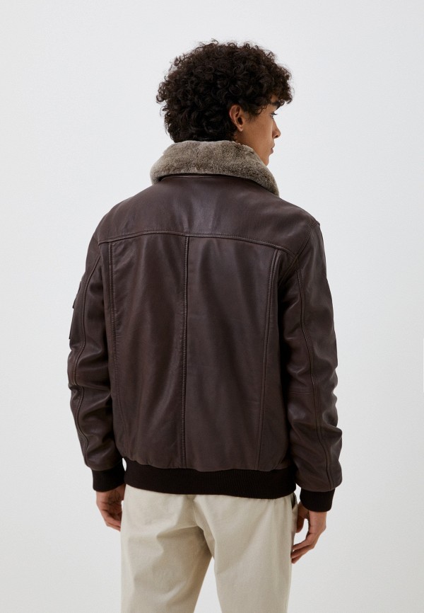 фото Куртка кожаная утепленная jorg weber