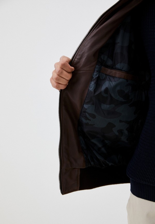 фото Куртка кожаная утепленная jorg weber