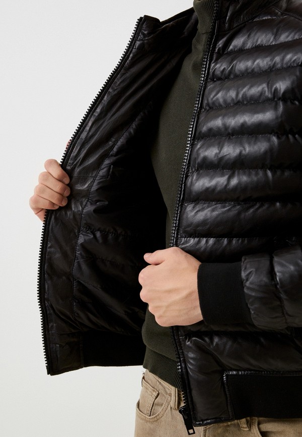 фото Куртка кожаная утепленная jorg weber